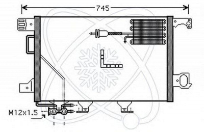 ELECTRO AUTO 30m0108 -  Конденсатор, кондиционер